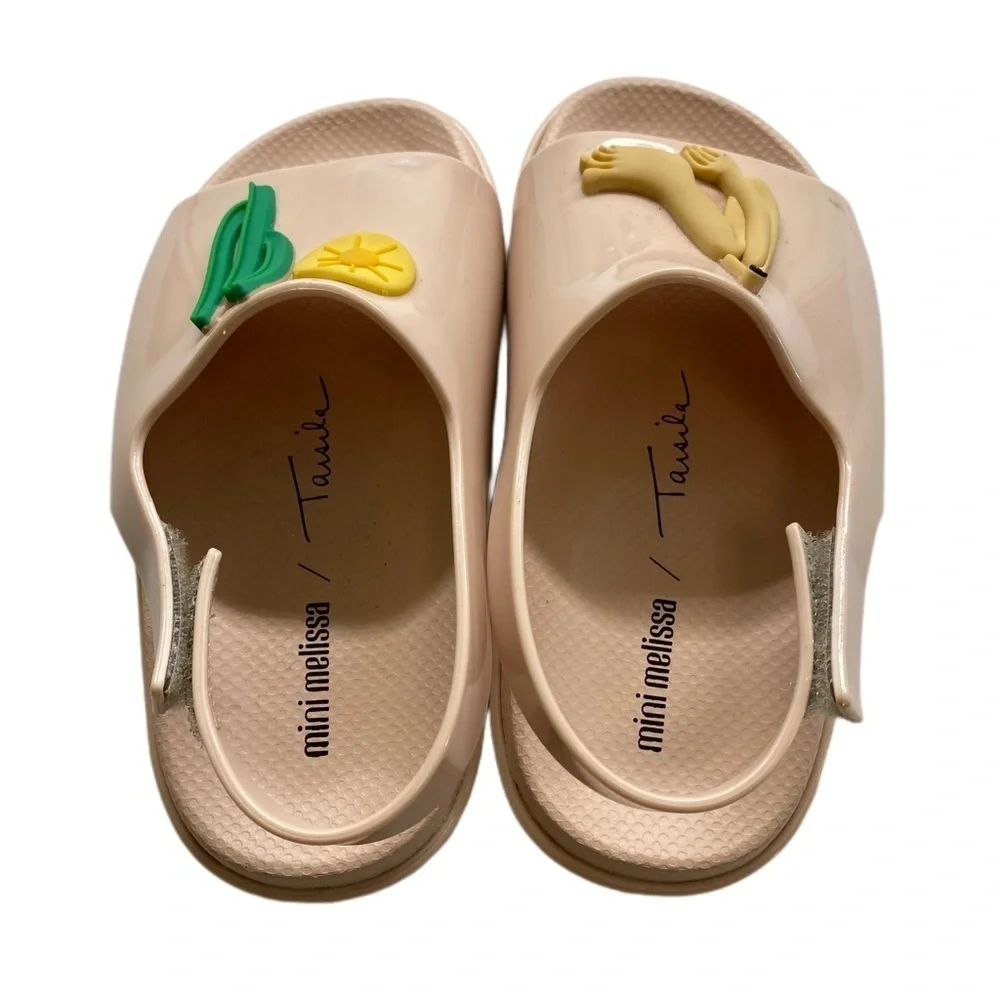 Mini Melissa Cloud Sandal + Tarsila do Amaral BB Light Pink, size 10
